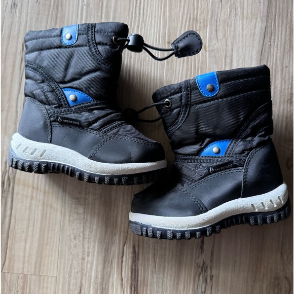 CIOR Winter Snow Boots for Boy and Girl Waterproof with Fur Line as 5 toddler. - Picture 4 of 6